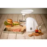 Picadora de Carne Eléctrica, Embutidora Salchichas, 3 Discos Corte, Camry, CR 4802