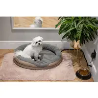 Cama Eléctrica Mascotas Perros Gatos , Calefactora Redonda 76x58cm, CR7431, Camry