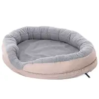 Cama Eléctrica Mascotas Perros Gatos , Calefactora Redonda 76x58cm, CR7431, Camry