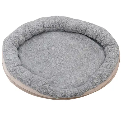 Cama Eléctrica Mascotas Perros Gatos , Calefactora Redonda 76x58cm, CR7431, Camry
