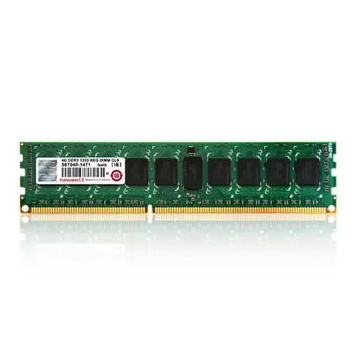 Transcend 4GB DDR3 1600 PC3-12800 240-pin DIMM ECC Registered CL11 módulo de memor