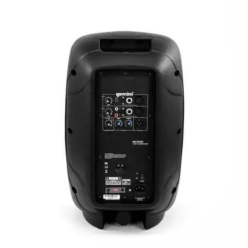 Gemini AS-2110P altavoz Rango completo Negro Inalámbrico y alámbrico