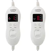 Calienta Camas Eléctrico Doble 150 x 160cm, 8 Niveles Temperatura, CR7436, Camry