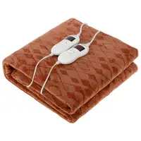 Calienta Camas Eléctrico Doble 150 x 160cm, 8 Niveles Temperatura, CR7436, Camry