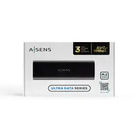 AISENS Caja Externa M.2 (NGFF) ASM2-014B SATA/NVMe A USB3.1 Gen2, Negro