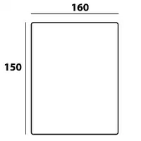 Calienta Camas Eléctrico Doble, Medidas 150x160 cm, Lavable, Polar EB1131, Briebe