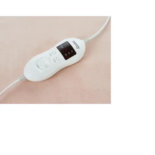 Camry Premium CR 7423 manta eléctrica y almohadilla 60 W Rosa Vellón, Poliéster