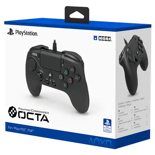 Hori Fighting Commander Octa Negro Gamepad PC, PlayStation 4, PlayStation 5