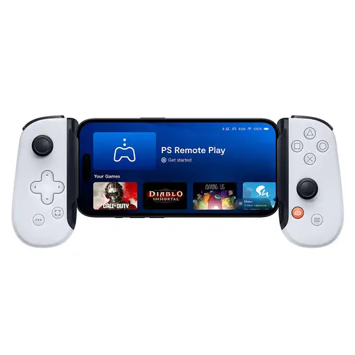 Backbone One for iPhone PlayStation Edition Blanco Lightning Gamepad PC, Playstati