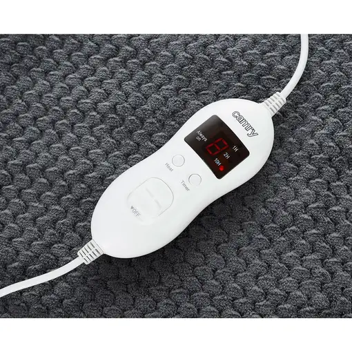 Camry Premium CR 7417 manta eléctrica y almohadilla 60 W Gris