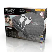 Camry Premium CR 7417 manta eléctrica y almohadilla 60 W Gris