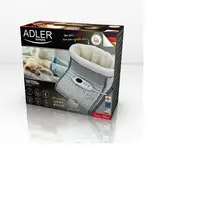 Adler AD 7432 manta eléctrica y almohadilla 100 W Gris, Blanco Felpa, Lana sintéti