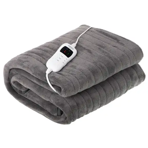 Manta Térmica Eléctrica Grande Medidas 160 x 180cm,  Lavable CR7434, Camry