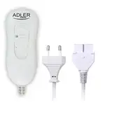 Adler AD 7426 manta eléctrica y almohadilla Calentador de cama eléctrico 60 W Gris