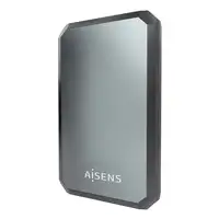 AISENS Caja externa 2.5\ ASE-2529B 9.5mm SATA a USB 3.0/USB3.1 Gen1, Negro-Gris