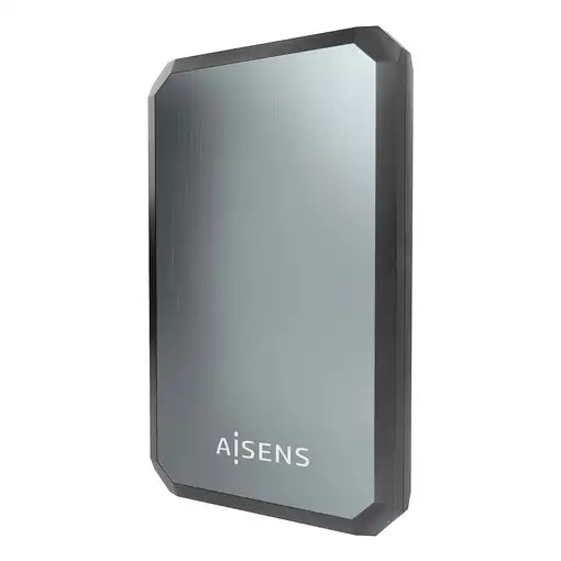 AISENS Caja externa 2.5\ ASE-2529B 9.5mm SATA a USB 3.0/USB3.1 Gen1, Negro-Gris