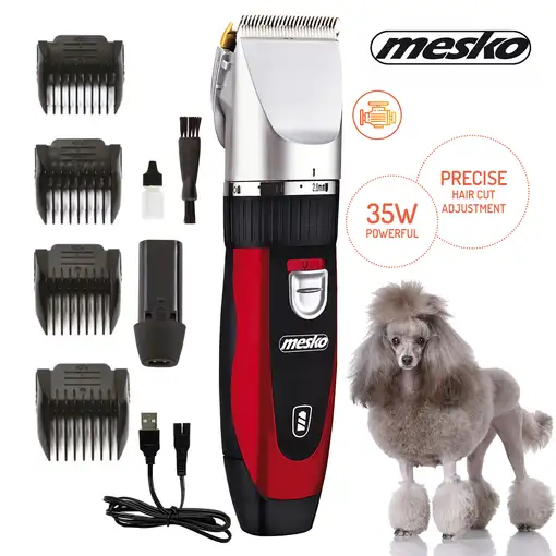 Maquina Cortar Pelo Perro Cortapelos Profesional Animales,  MS2847, Mesko