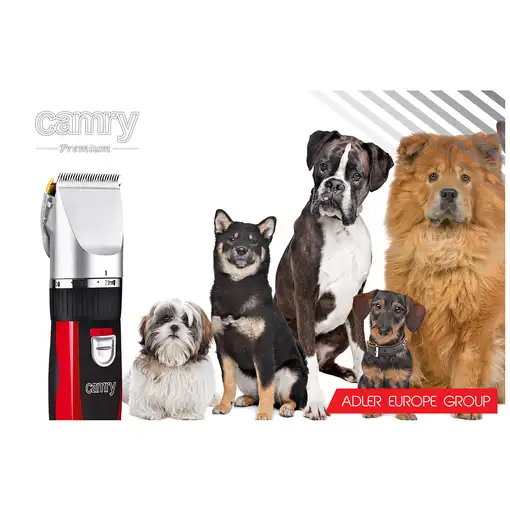 Cortapelos para Mascotas, Profesional, Cabezal Titanio, CR 2821, Camry