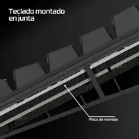 HyperX Teclado gaming Alloy Rise 75 inalámbrico
