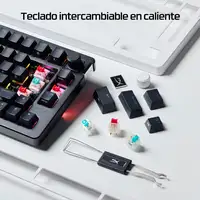 HyperX Teclado gaming Alloy Rise 75 inalámbrico