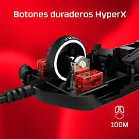 HyperX Pulsefire Haste 2: ratón gaming (blanco)