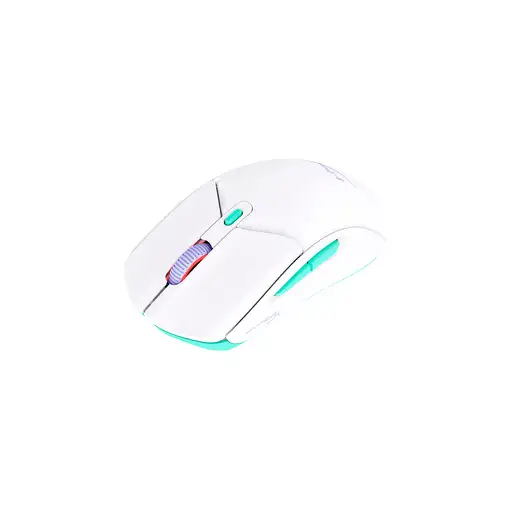 HyperX Pulsefire Haste 2 Core inalámbricos: ratón gaming (blanco/verde/púrpura)