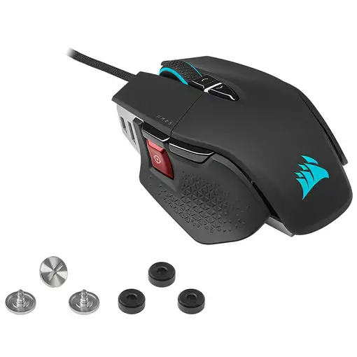 Corsair M65 RGB ULTRA ratón Juego mano derecha USB tipo A Óptico 26000 DPI
