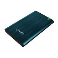 AISENS Caja Externa 2.5\ ASE-2525PB 9.5 mm SATA A USB 3.0/USB 3.1 Gen1, Azul Pacif