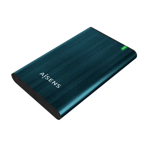 AISENS Caja Externa 2.5\ ASE-2525PB 9.5 mm SATA A USB 3.0/USB 3.1 Gen1, Azul Pacif