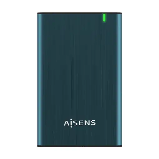 AISENS Caja Externa 2.5\ ASE-2525PB 9.5 mm SATA A USB 3.0/USB 3.1 Gen1, Azul Pacif