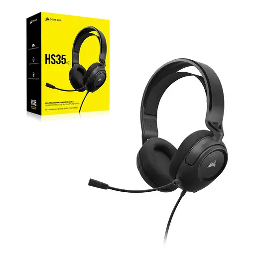 Corsair HS35 v2 Auriculares Alámbrico Diadema Juego Azul