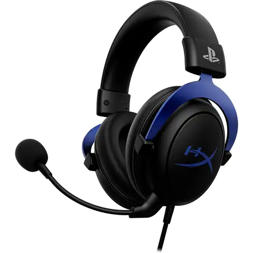 HyperX Cloud - Gaming Headset - PS5-PS4 (Black-Blue) Auriculares Alámbrico Diadema
