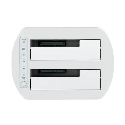 AISENS Estacion de Docking de Doble Bahia ASDS-D02W SATA 2.5/3.5 a USB 3.0/3.1 Gen
