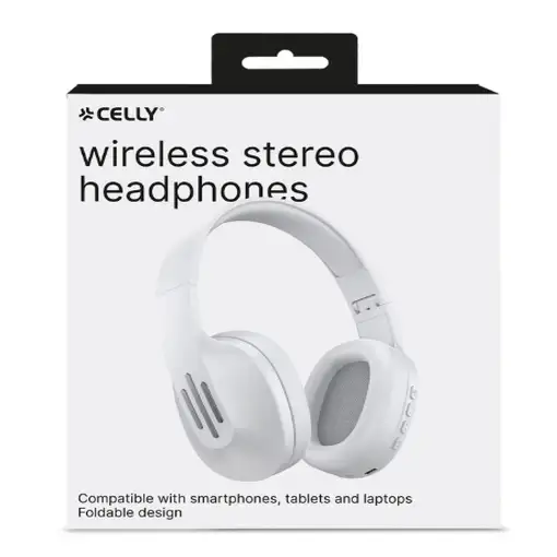 Celly FLOWBEATWH auricular y casco Auriculares Inalámbrico Diadema Business/Everyd