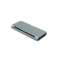 TooQ Shinobi Caja externa para unidad de estado sólido (SSD) Gris M.2
