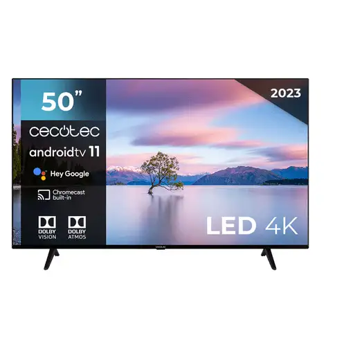 Televisor LED 50'' 4K Ultra HD Negro Smart 02561 CECOTEC