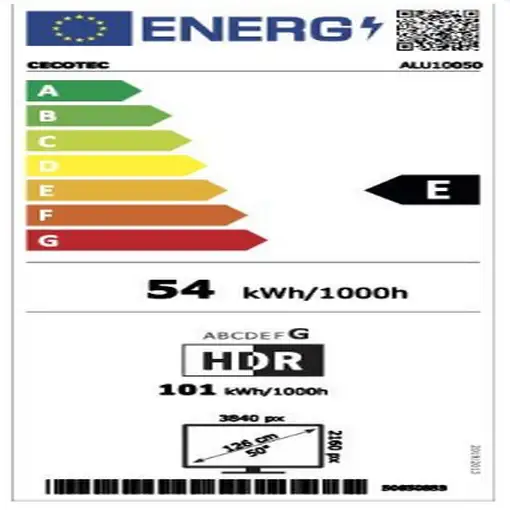 Televisor LED 50'' 4K Ultra HD Negro Smart 02561 CECOTEC