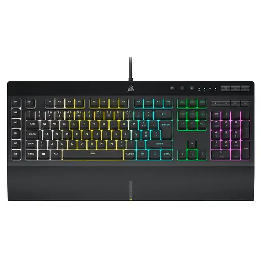 Corsair K55 RGB PRO teclado Juego USB QWERTY Español Negro