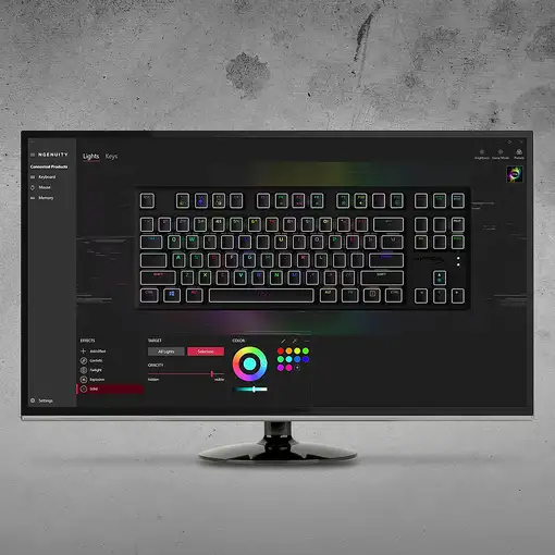 Teclado mecánico gaming HyperX Alloy Origins Core - HX Red (distribución de EE. UU