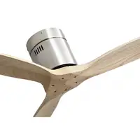 Ventilador DC Aguilon níquel sin luz 3 aspas