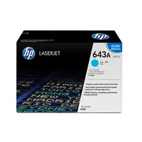HP Cartucho de tóner original LaserJet 643A cian