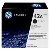 HP Pack de 2 cartuchos de tóner original LaserJet 42X de alta capacidad negro