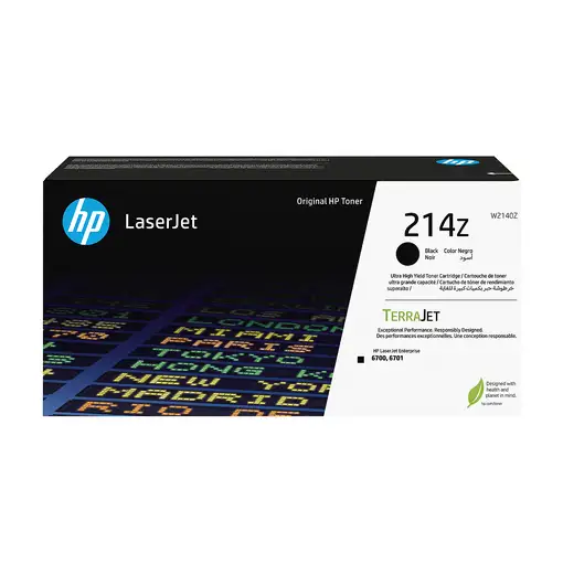 HP Cartucho de tóner Original LaserJet 214Z de ultra alta capacidad negro