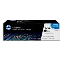 HP Pack de ahorro de 2 cartuchos de tóner original LaserJet 125A negro