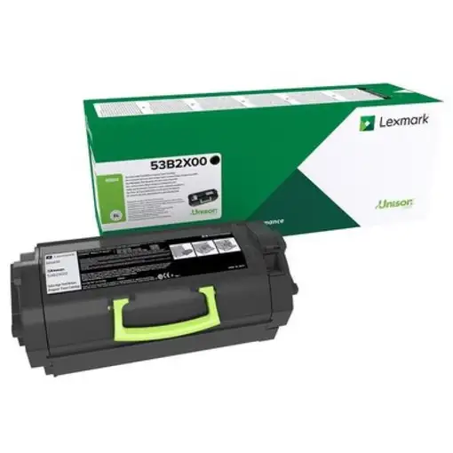 Lexmark 53B2X00 cartucho de tóner 1 pieza(s) Original Negro