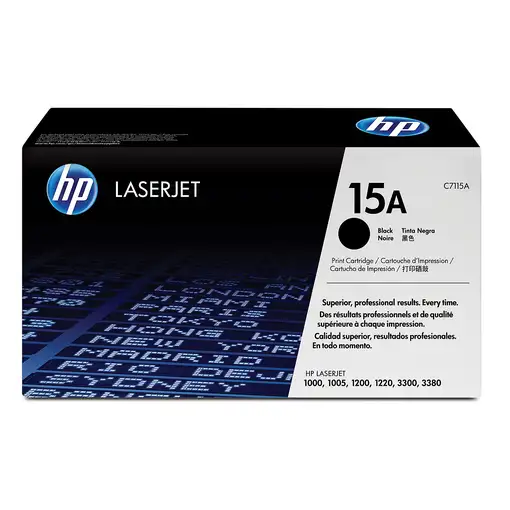 HP Cartucho de tóner original LaserJet 15A negro