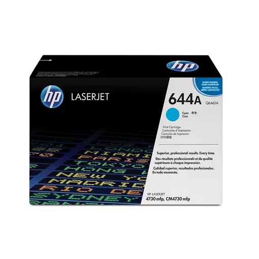 HP 644A Cyan Original LaserJet Toner Cartridge cartucho de tóner 1 pieza(s) Cian