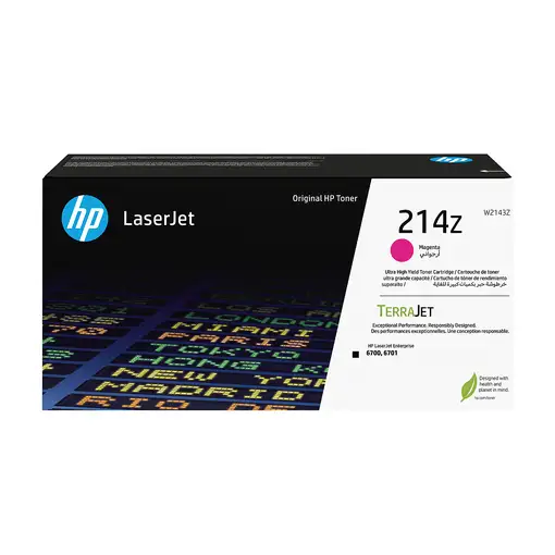 HP Cartucho de tóner Original LaserJet 214Z de ultra alta capacidad magenta