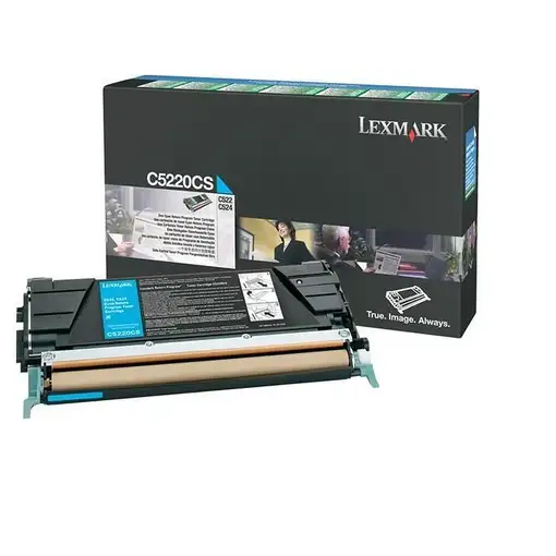 Lexmark C5220CS cartucho de tóner 1 pieza(s) Original Cian