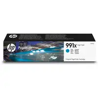 HP Cartucho Original PageWide 991X de alta capacidad cian